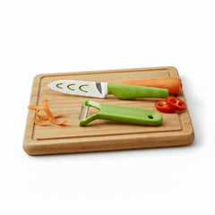 Vibrant Green Ceramic Knife & Peeler Set