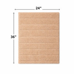 Luxury Beige Textured Anti-Slip Bathroom Floor Mat – Soft Absorbent Microfiber Rug for Home( Set of 2 Specific colours not available)