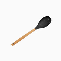 Wooden Handle Silicone Cooking Spoon