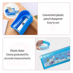 Stationery Set 6-Piece Cute School Supplies Kit for Students