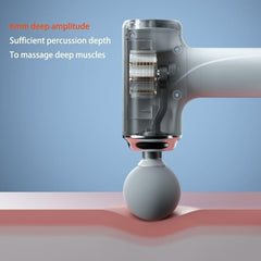 Mini Gun Massager Machine for Pain Relief - Body, Neck, Shoulders, Back, Arms & Feet Massager- 6 Speed Settings -7 Type-C Charging for Muscle Pain Relief Recovery., Blue