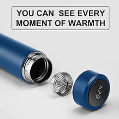Hot & Cold Flask Bottle Temperature Display Indicator Insulated Stainless Steel Smart Water Bottle