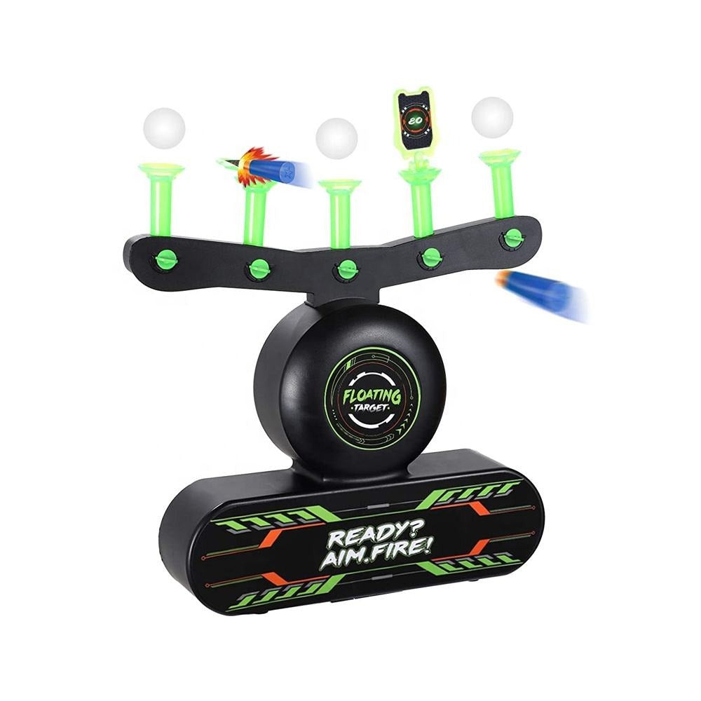 2 in 1 Luminous air Hover Target Shooting Game Set With 2 Electric Soft Bullet Guns