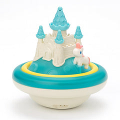 Funny Dual-Colour Castle Spinning Top Toy | Floating Bath Desk Spinner