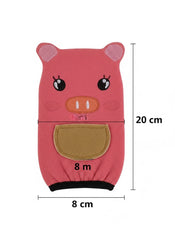 Cute Pink Pig Exfoliating Bath Glove