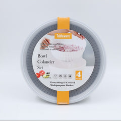 Multi-Functional Kitchen Colander and Mixing Bowl Set ( 2 pieces )