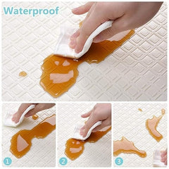 Foldable children's play mat