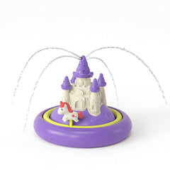 Funny Dual-Colour Castle Spinning Top Toy | Floating Bath Desk Spinner