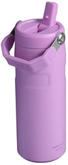 Outdoor Sport Water Bottle 22oz 18 oz Water Bottle With Straw Lid And Portable Handle, Vacuum Insulated Stainless Steel Wide Mouth Flask Keeps hot and cold Leak-proof