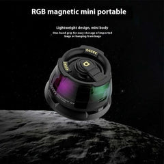 Mini Magnetic Wireless Bluetooth Speaker Portable & Rechargeable