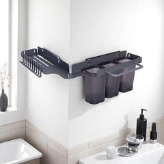 Wall-Mounted Kitchen Storage Caddy and Knife Holder