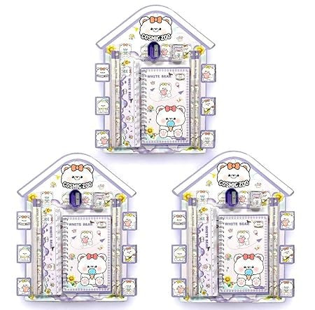 Cosmic Zoo White Bear 10-in-1 Stationery Gift Set