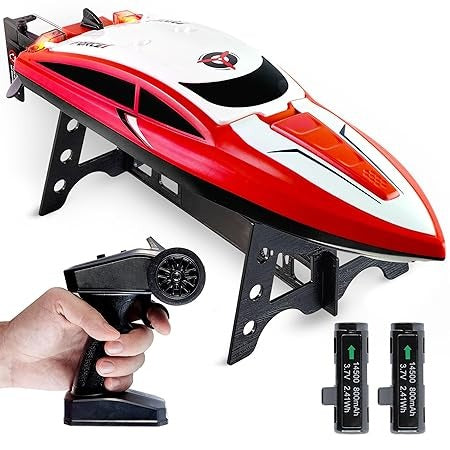 RC Boat- Remote Control Boats for Adults and Kids| Underwater Speed Racing Mini RC Toy for Pools and Lakes| 2.4GHZ Transmitter