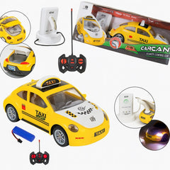 RC Electric Taxi Car – Remote-Controlled Rechargeable Urban Taxi Toy