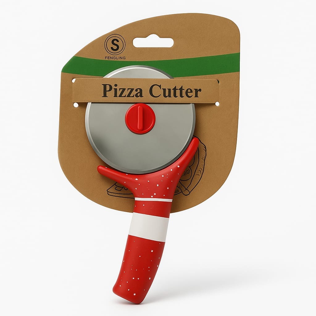 Rolling pizza cutter