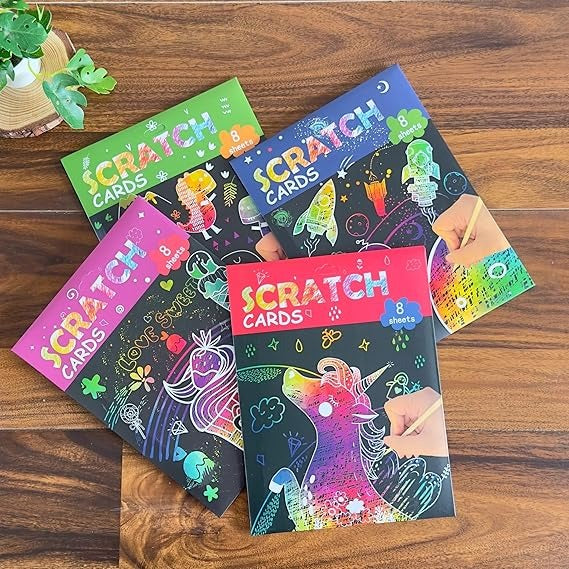 Scratch Card and Draw Book for Kids