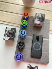 Mini Magnetic Wireless Bluetooth Speaker Portable & Rechargeable