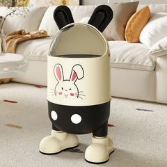 Cartoon Character Plastic Trash Bin