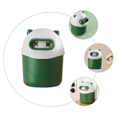 Cute Cartoon Frog-Themed Kids Dustbin