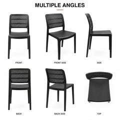 Black Hotel Café Chair