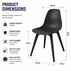 AS CAFE CHAIR BLACK