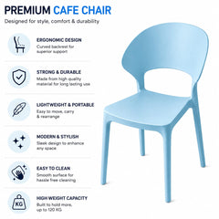 POLO BLUE CAFE CHAIR