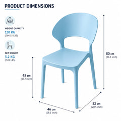 POLO BLUE CAFE CHAIR