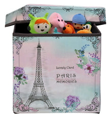 Vintage Paris Printed Folding Storage Box
