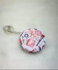 Pink Love Mirror Keychain